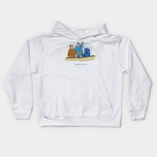 Two B'ys & a Pup Kids Hoodie